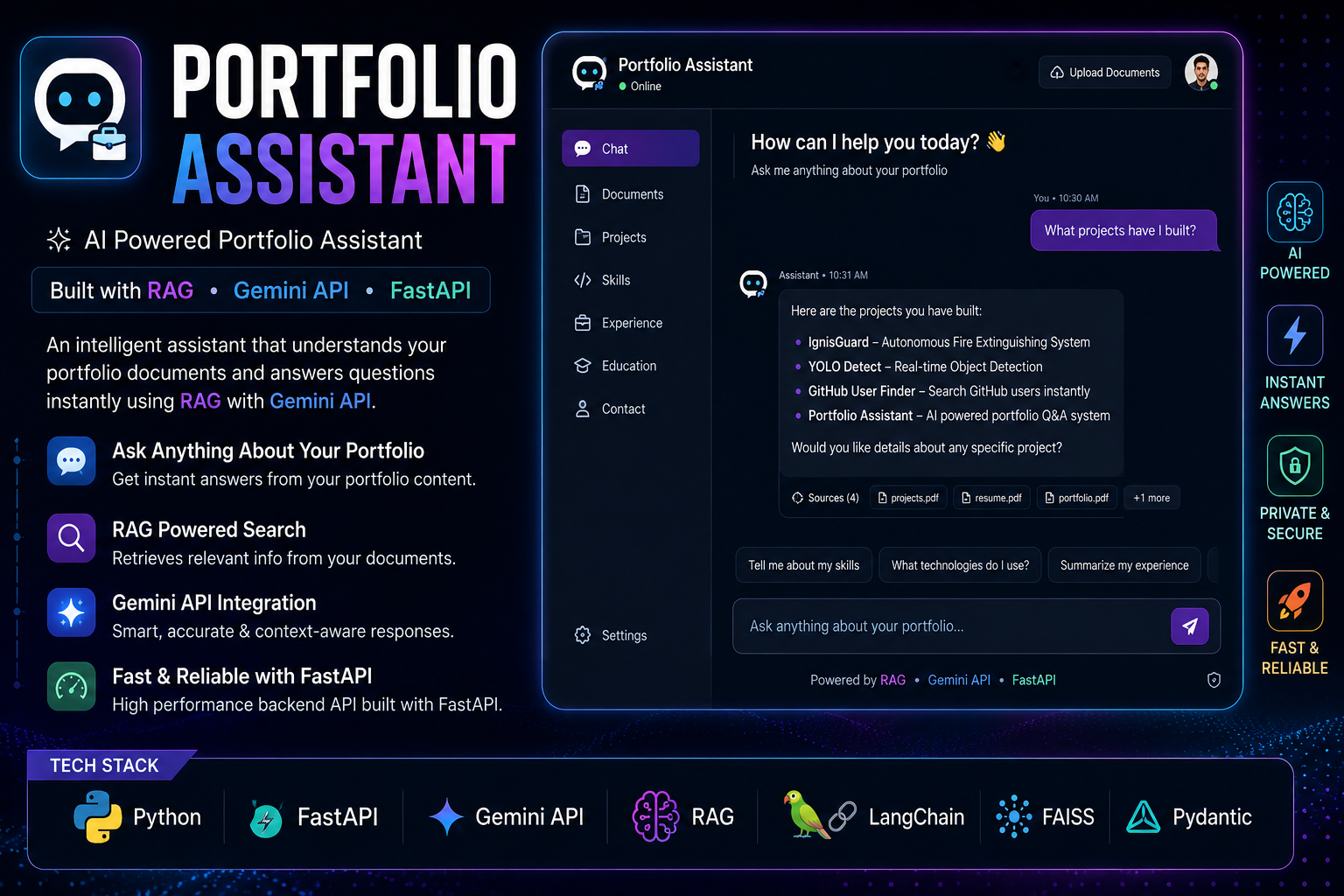 Portfolio AI Assistant