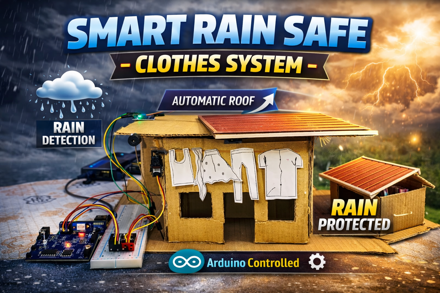 Smart Rain Safe Clothes